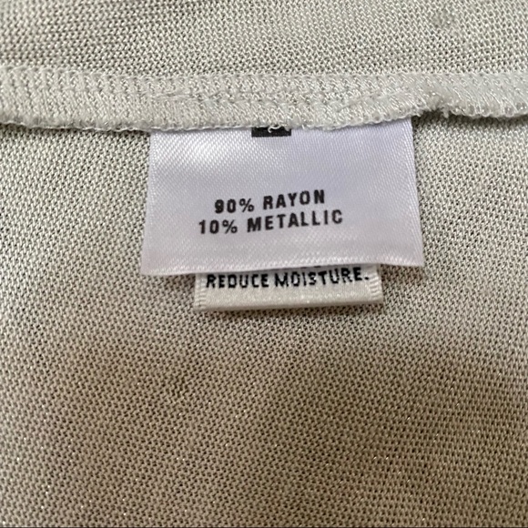 ST. JOHN Silvery Studded Top - Picture 7 of 8